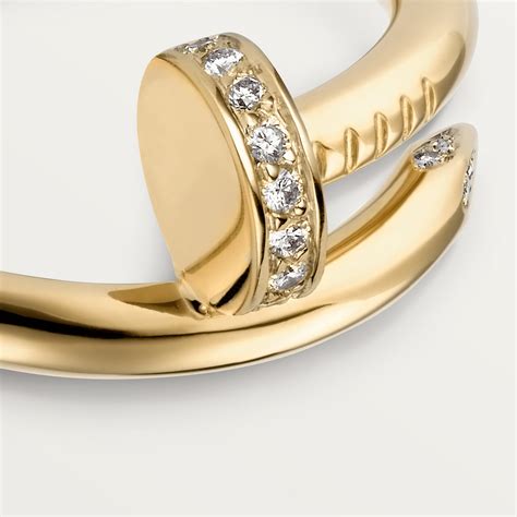 bague clou cartier|cartier justin un clou.